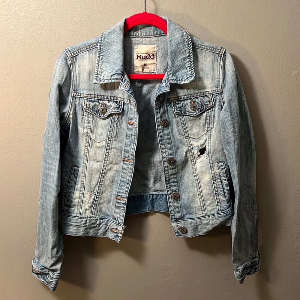 Distressed Jean Jacket